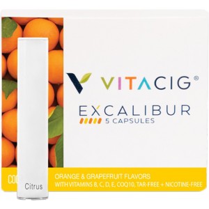 VitaCig Cool Citrus Capsules 5vnt.