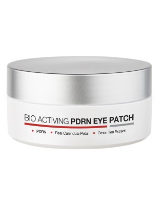 DERMALINE PDRN SOLUTION EYE PATCH dvigubo poveikio hidrogelio paakių kaukės su PDRN, 60 vnt.