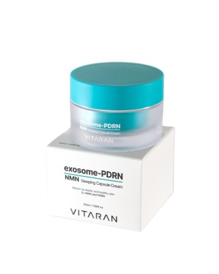 VITARAN exosome - PDRN NMN Cream, naktinis regeneruojantis kremas skirtas intensyviam odos atstatymui, 50 ml
