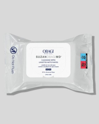 OBAGI ® MEDICAL SUZANOBAGIMD makiažą šalinančios servetėlės, 25 vnt.