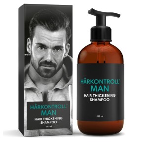 HARKONTROLL MAN Hair Thickening Shampoo plaukams apimties suteikiantis šampūnas vyrams, 250ml