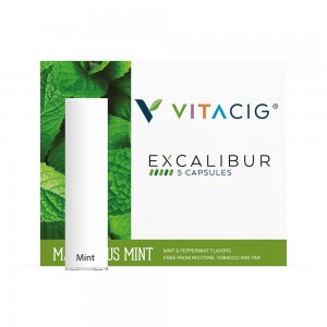 VitaCig Marvelous Mint kapsulės Excalibur įrenginiui 5vnt.