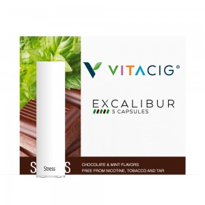 VitaCig Stress kapsulės Excalibur įrenginiui 5vnt.