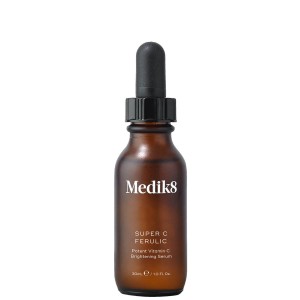 Medik8 Super C Ferulic - ypatingai šviesinantis veido serumas su vitaminu C, 30 ml.