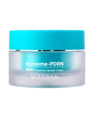 Naktinis veido kremas intensyviam odos atkūrimui su egzosomomis, PDRN ir NMN, VITARAN, 50 ml