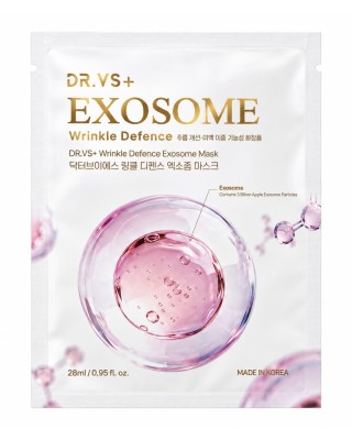 Priešraukšlinė lakštinė veido kaukė su egzosomomis EXOSOME WRINKLE DEFENCE, DR.VS+, 1 vnt.