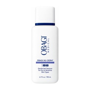 Švelnus gelinis veido prausiklis NU-DERM, OBAGI, 198 ml